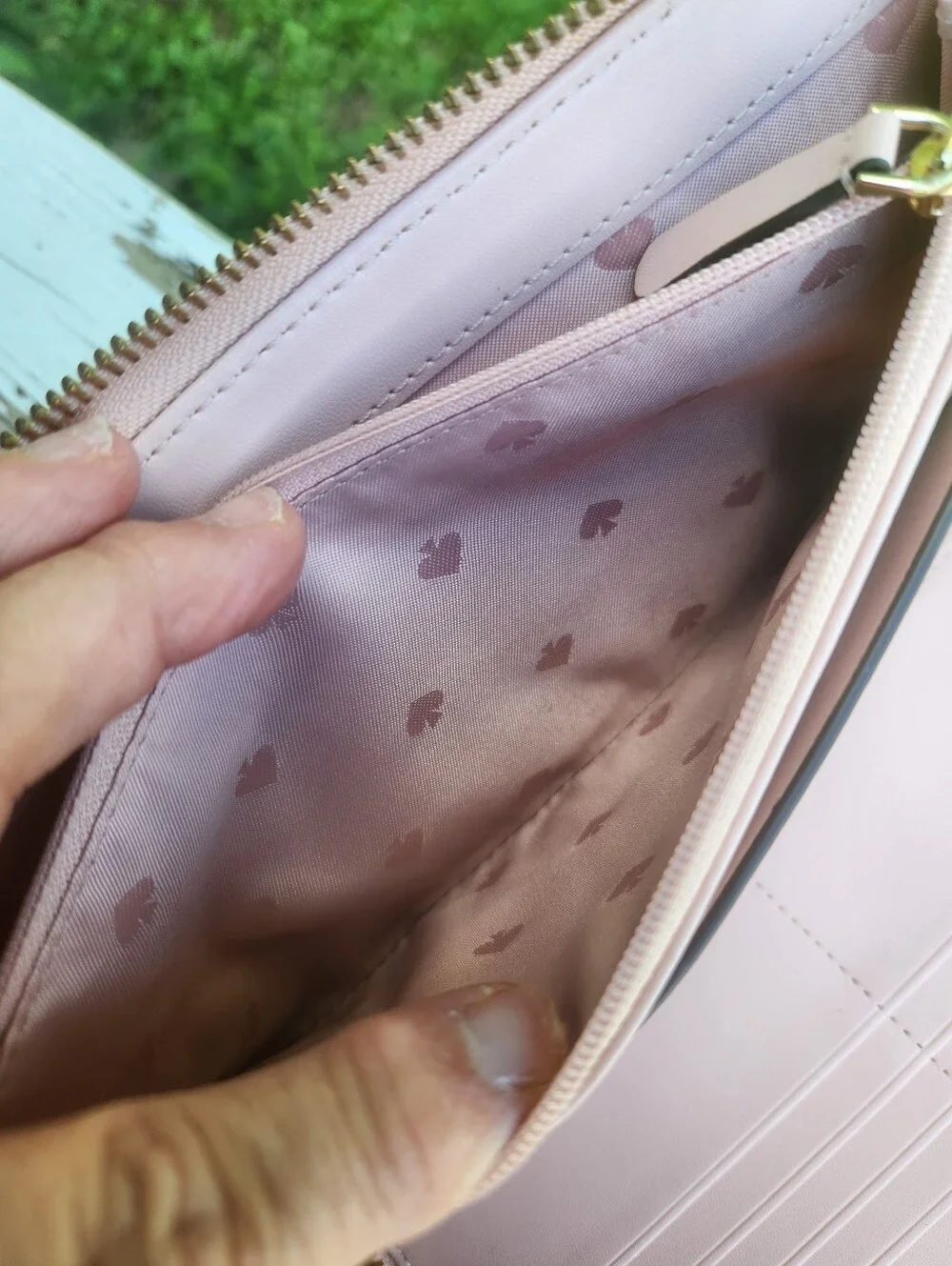 Kate Spade Large Soft Pink Wallet Clutch Like New